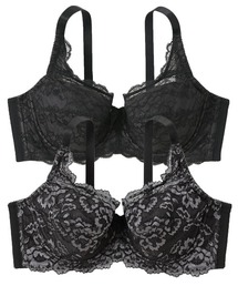 Nissen glamor（ニッセングラマー）の「【大きい胸】フルカップブラジャー２枚組（トリンプ）（n,FULLRE）（G70～J90）（ブラジャー）」