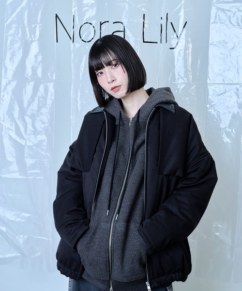 Nora Lily（ノラリリー）の「【Nora Lily】Flghit Paffar JKT（ブルゾン・メンズ・ブラウン/ブラック・FREE）」の5枚目の写真