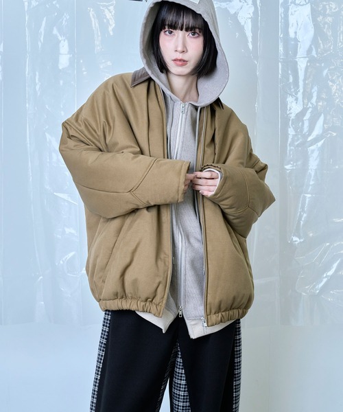 Nora Lily（ノラリリー）の「【Nora Lily】Flghit Paffar JKT（ブルゾン・メンズ・ブラウン/ブラック・FREE）」の13枚目の写真
