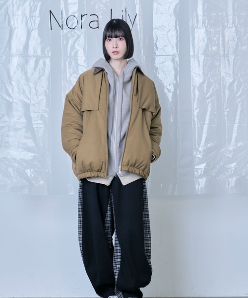 Nora Lily（ノラリリー）の「【Nora Lily】Flghit Paffar JKT（ブルゾン・メンズ・ブラウン/ブラック・FREE）」の19枚目の写真