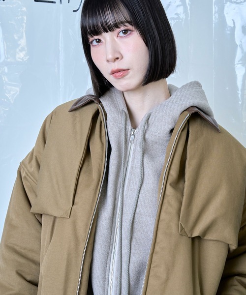 Nora Lily（ノラリリー）の「【Nora Lily】Flghit Paffar JKT（ブルゾン・メンズ・ブラウン/ブラック・FREE）」の14枚目の写真