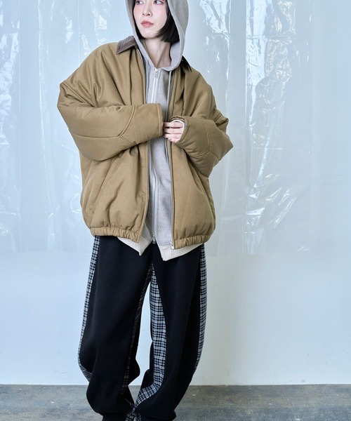 Nora Lily（ノラリリー）の「【Nora Lily】Flghit Paffar JKT（ブルゾン・メンズ・ブラウン/ブラック・FREE）」の18枚目の写真