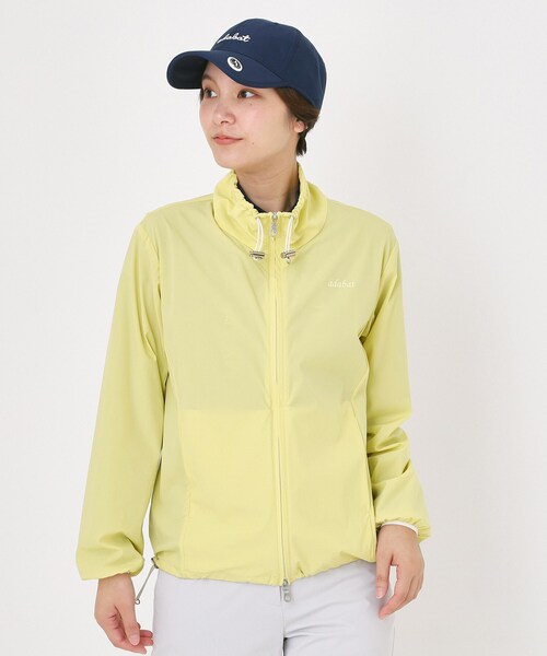 adabat（アダバット）の「【撥水】UVナイロンジップブルゾン（ブルゾン・レディース・サックスブルー/ライトイエロー系・38/40/42）」の3枚目の写真