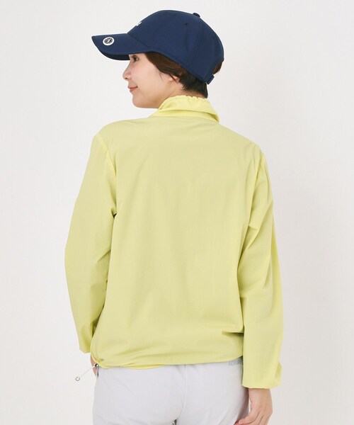 adabat（アダバット）の「【撥水】UVナイロンジップブルゾン（ブルゾン・レディース・サックスブルー/ライトイエロー系・38/40/42）」の4枚目の写真