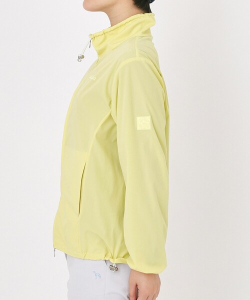 adabat（アダバット）の「【撥水】UVナイロンジップブルゾン（ブルゾン・レディース・サックスブルー/ライトイエロー系・38/40/42）」の12枚目の写真