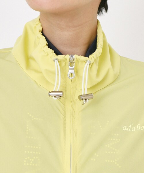 adabat（アダバット）の「【撥水】UVナイロンジップブルゾン（ブルゾン・レディース・サックスブルー/ライトイエロー系・38/40/42）」の14枚目の写真