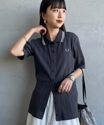 FRED PERRY（フレッドペリー）の「[FRED PERRY フレッドペリー] 別注 ツインティップライン リブポロシャツ（ポロシャツ）」