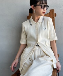 FRED PERRY（フレッドペリー）の「[FRED PERRY フレッドペリー] 別注 ツインティップライン リブポロシャツ（ポロシャツ）」