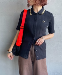FRED PERRY（フレッドペリー）の「[FRED PERRY フレッドペリー] 別注 ツインティップライン リブポロシャツ（ポロシャツ）」