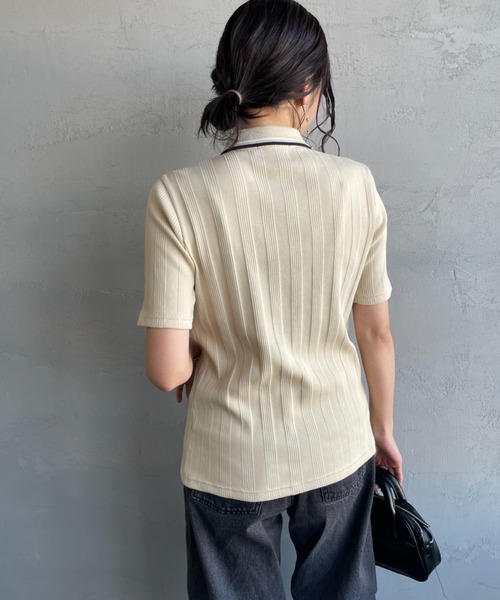 FRED PERRY/フレッドペリー] 別注 ツインティップライン リブ