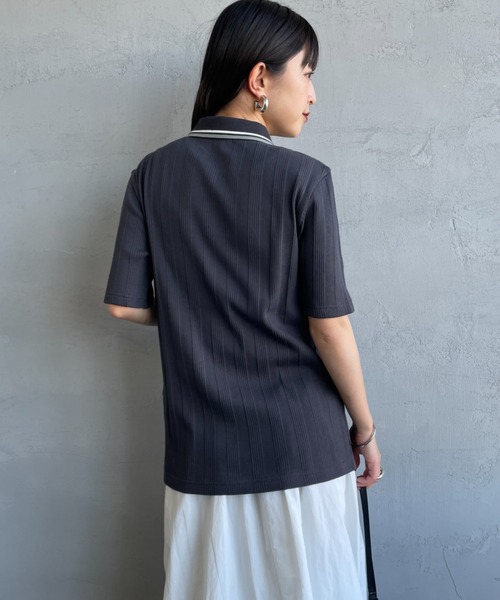FRED PERRY/フレッドペリー] 別注 ツインティップライン リブ