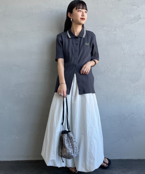 FRED PERRY/フレッドペリー] 別注 ツインティップライン リブ