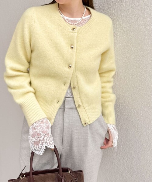 NOLLEY’S Sophi（ノーリーズソフィ）の「ウォッシャブルラッセルレースＴブラウス（シャツ/ブラウス・レディース・ホワイト・38）」の10枚目の写真