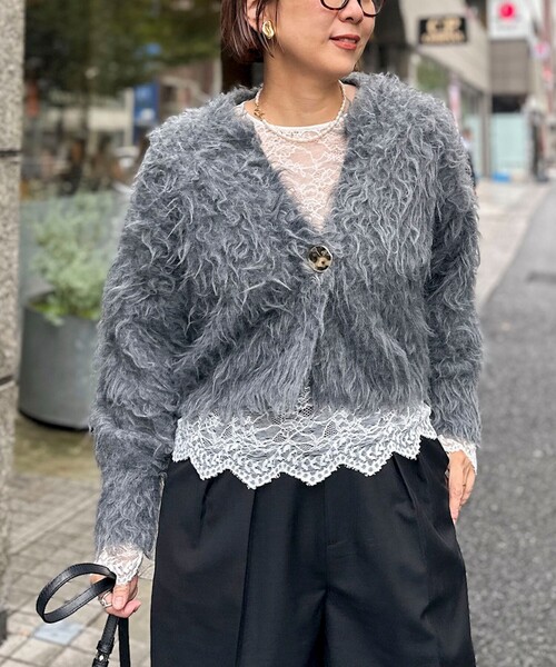 NOLLEY’S Sophi（ノーリーズソフィ）の「ウォッシャブルラッセルレースＴブラウス（シャツ/ブラウス・レディース・ホワイト・38）」の12枚目の写真