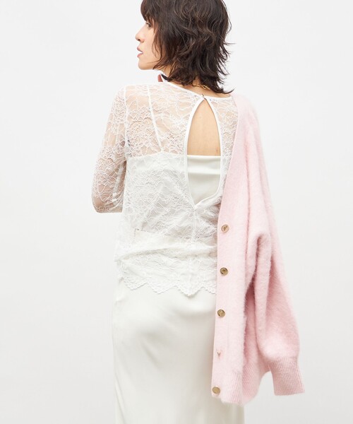 NOLLEY’S Sophi（ノーリーズソフィ）の「ウォッシャブルラッセルレースＴブラウス（シャツ/ブラウス・レディース・ホワイト・38）」の18枚目の写真
