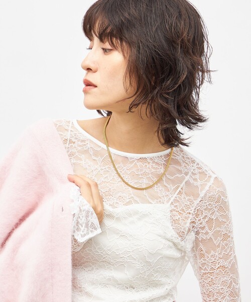 NOLLEY’S Sophi（ノーリーズソフィ）の「ウォッシャブルラッセルレースＴブラウス（シャツ/ブラウス・レディース・ホワイト・38）」の21枚目の写真