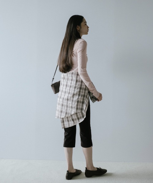 duei(デュイ)の「ベーシックシアーロングスリーブTシャツ(Tシャツ/カットソー・レディース・ライトブルー/ピンク/ホワイト・FREE)」の14枚目の写真