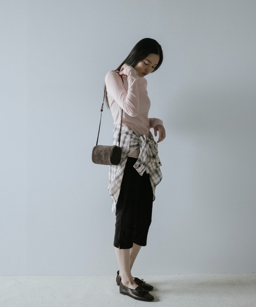 duei(デュイ)の「ベーシックシアーロングスリーブTシャツ(Tシャツ/カットソー・レディース・ライトブルー/ピンク/ホワイト・FREE)」の15枚目の写真