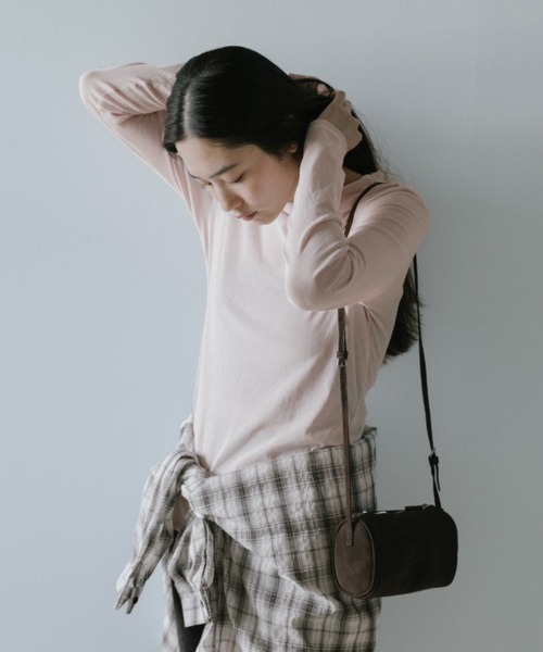 duei(デュイ)の「ベーシックシアーロングスリーブTシャツ(Tシャツ/カットソー・レディース・ライトブルー/ピンク/ホワイト・FREE)」の16枚目の写真