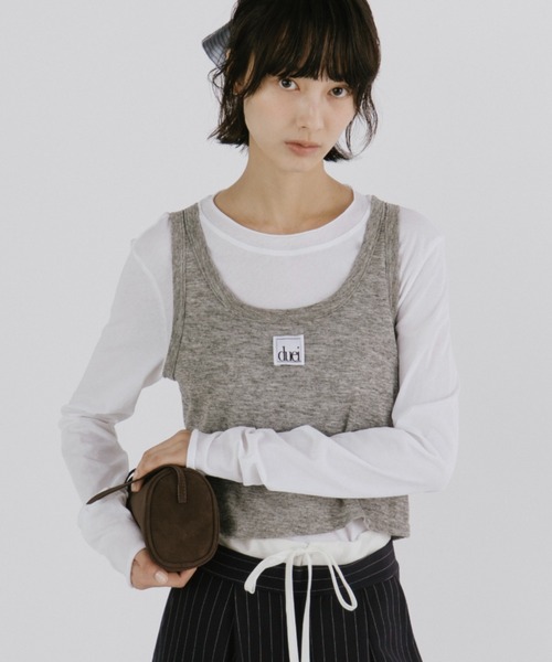 duei(デュイ)の「ベーシックシアーロングスリーブTシャツ(Tシャツ/カットソー・レディース・ライトブルー/ピンク/ホワイト・FREE)」の17枚目の写真