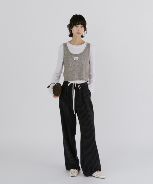 duei(デュイ)の「ベーシックシアーロングスリーブTシャツ(Tシャツ/カットソー・レディース・ライトブルー/ピンク/ホワイト・FREE)」の21枚目の写真