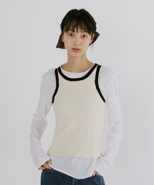 duei(デュイ)の「ベーシックシアーロングスリーブTシャツ(Tシャツ/カットソー・レディース・ライトブルー/ピンク/ホワイト・FREE)」の22枚目の写真