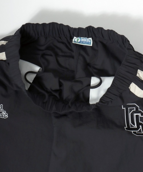 DISCUS（ディスカス）の「2026SS DISCUS/ディスカス ナイロン ワンポイントロゴ刺繍 サイドライン ワイドトラックパンツ レディース メンズ（その他パンツ・メンズ・アイボリー/ブラック/ベージュ/ネイビー・M/L/LL）」の19枚目の写真