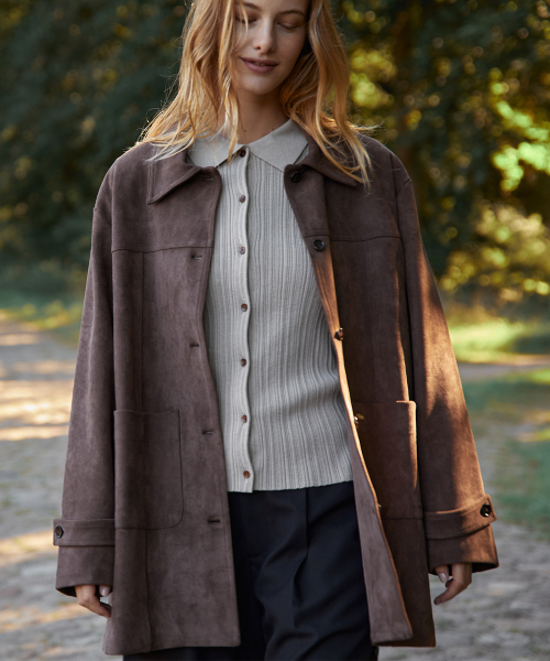 ジャケット・アウター FOLNUA MELLOW SUEDE HALF JACKET MELLOW SUEDE HALF JACKET [4COLOR]（その他アウター）｜FOLNUA