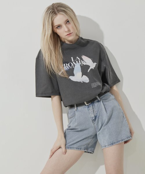 AOX(エーオーエックス)の「Promise Pigmented T-shirt (Gray)(Tシャツ/カットソー・メンズ・ブラック・FREE)」の7枚目の写真