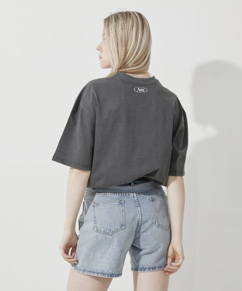 AOX(エーオーエックス)の「Promise Pigmented T-shirt (Gray)(Tシャツ/カットソー・メンズ・ブラック・FREE)」の11枚目の写真