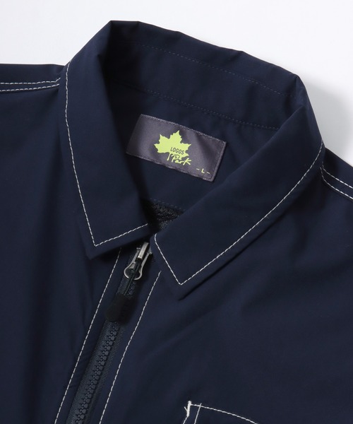 LOGOS(ロゴス)の「2026SS LOGOS/ロゴス 軽量/撥水/ストレッチ/裏メッシュ スウィングトップブルゾン レディース メンズ ナイロンジャケット(ブルゾン・メンズ・ネイビー/ベージュ/カーキ・LL/M/L)」の10枚目の写真