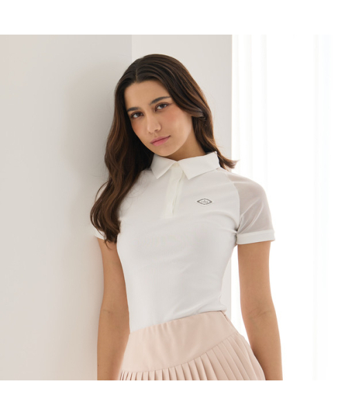 J.JANE(ジェイジェーン)の「メッシュ半袖ナグランTシャツ(ホワイト)(Tシャツ/カットソー・レディース・その他・XS/S/M)」の1枚目の写真
