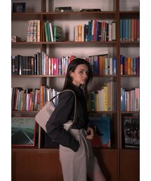 JUNECI（ジュネシ）の「レザー ホーボーバッグ (タープ)（トートバッグ）」