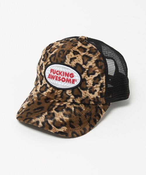 FUCKING AWESOME(ファッキングオーサム)の「<FUCKING AWESOME> Leopard Trucker Hat/キャップ(キャップ・メンズ・その他1・FREE)」の1枚目の写真