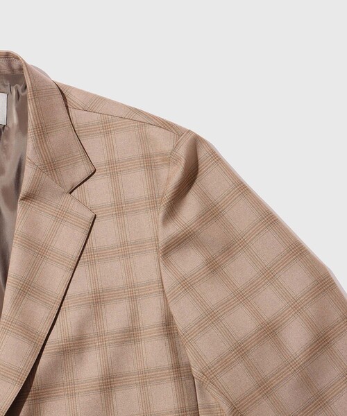 ADAM ET ROPE'（アダムエロペ）の「【DELEGANT】 コンフォート テーラードジャケット / セットアップ対応（テーラードジャケット・メンズ・チャコールグレー/ブラウン系その他2/ブラック・L/M/S）」の5枚目の写真