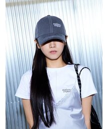 MAISON CREME（メゾンクレム）の「Stitch logo ball cap（キャップ）」