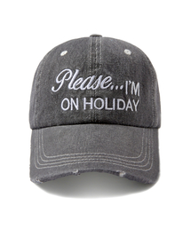 Express Holiday（エクスプレスホリデー）の「アンホリデーボールキャップ_チャコール（キャップ）」