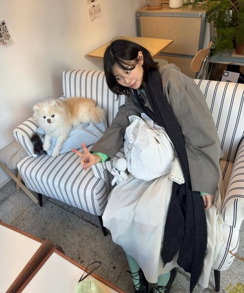 MUCU AND EBONY（ムクアンドエボニー）の「Notting Herringbone Backpack _ Ivory（バックパック/リュック・レディース・その他・FREE）」の9枚目の写真