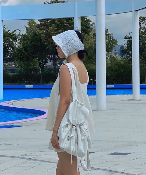 MUCU AND EBONY（ムクアンドエボニー）の「Notting Herringbone Backpack _ Ivory（バックパック/リュック・レディース・その他・FREE）」の10枚目の写真