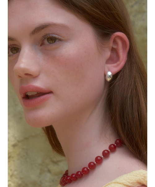 LOVE ME MONSTER（ラブミーモンスター）の「[Silver] Bold Egg Earrings (L242MER050)（ピアス（両耳用）・レディース・シルバー・FREE）」の6枚目の写真