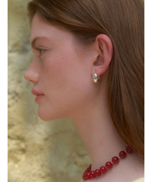 LOVE ME MONSTER（ラブミーモンスター）の「[Silver] Bold Egg Earrings (L242MER050)（ピアス（両耳用）・レディース・シルバー・FREE）」の7枚目の写真