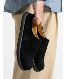 MIAMIPROJECT（マイアミプロジェクト）の「MONO18 ブロンキ ラフ コージ ヌバック ミュール マスブラック（スニーカー）」