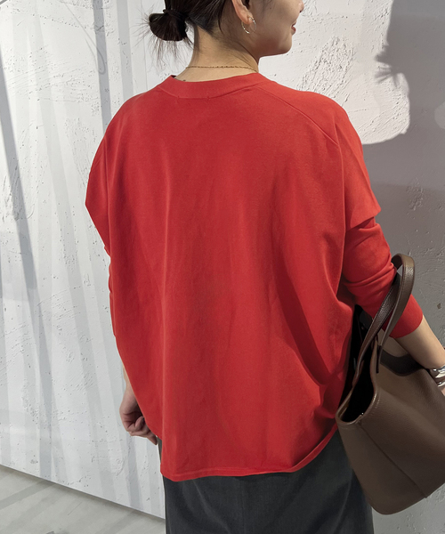 JOURNAL STANDARD(ジャーナルスタンダード)の「アセテートコットンサークルカーデ(カーディガン/ボレロ・レディース・ベージュ/ネイビー/レッド・FREE)」の6枚目の写真