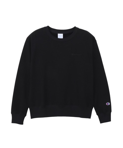 Champion(チャンピオン)の「【Champion/チャンピオン】レディース クルーネックスウェットシャツ(スウェット・レディース・アッシュグレー/オリーブ/ブラック/オフホワイト/レッド系その他3/ネイビー・MEDIUM/SMALL/X-LARGE/LARGE)」の5枚目の写真
