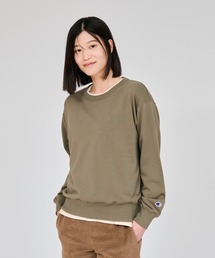 【Champion/チャンピオン】レディース クルーネックスウェットシャツ