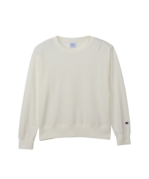 Champion(チャンピオン)の「【Champion/チャンピオン】レディース クルーネックスウェットシャツ(スウェット・レディース・アッシュグレー/オリーブ/ブラック/オフホワイト/レッド系その他3/ネイビー・MEDIUM/SMALL/X-LARGE/LARGE)」の16枚目の写真
