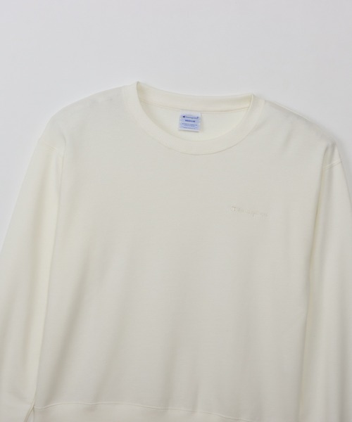 Champion(チャンピオン)の「【Champion/チャンピオン】レディース クルーネックスウェットシャツ(スウェット・レディース・アッシュグレー/オリーブ/ブラック/オフホワイト/レッド系その他3/ネイビー・MEDIUM/SMALL/X-LARGE/LARGE)」の17枚目の写真