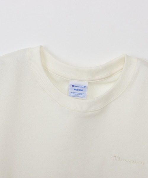 Champion(チャンピオン)の「【Champion/チャンピオン】レディース クルーネックスウェットシャツ(スウェット・レディース・アッシュグレー/オリーブ/ブラック/オフホワイト/レッド系その他3/ネイビー・MEDIUM/SMALL/X-LARGE/LARGE)」の19枚目の写真