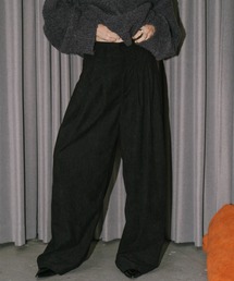 コーデュロイタックワイドパンツ / Corduroy Tuck Wide Pants