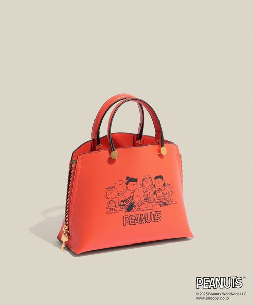 E'POR（エポール）の「【WEB限定/一部店舗限定】【E'POR×PEANUTS】別注 Y BAG Mini（ハンドバッグ・レディース・オフホワイト/ブラック/レッド・FREE）」の13枚目の写真